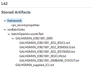 Stored Artifacts